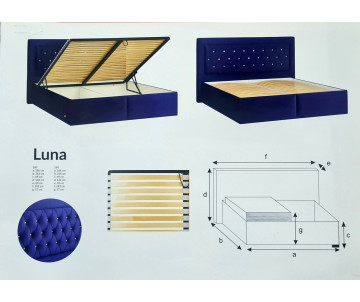Čalúnená postel LUNA