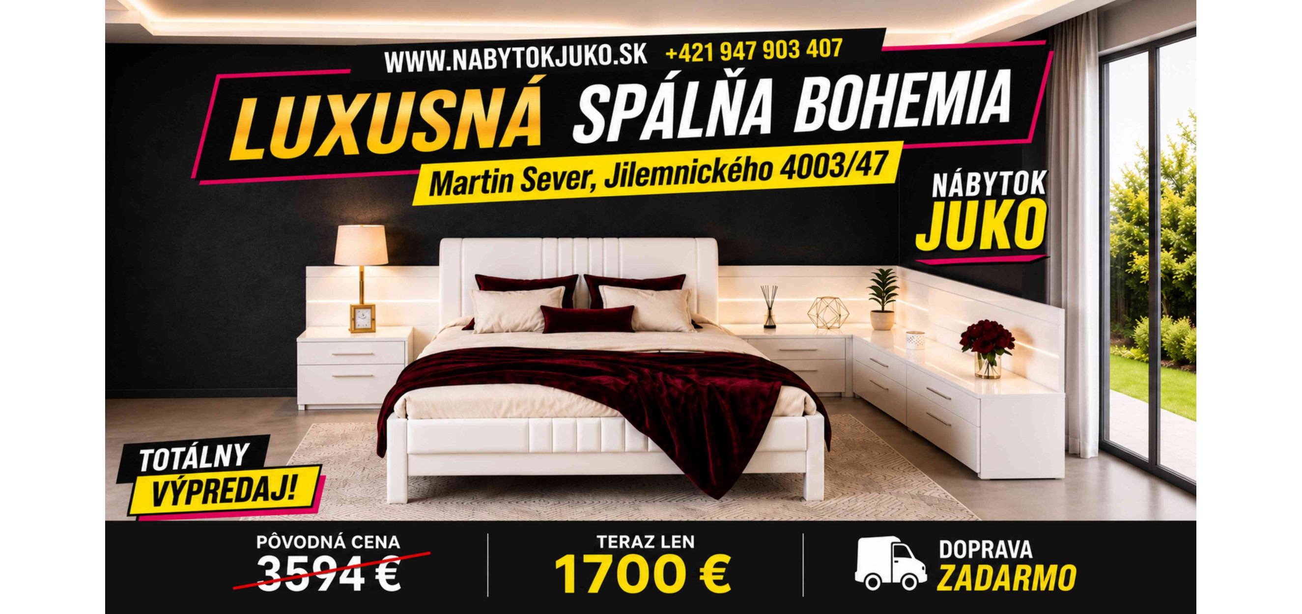 Luxusná spálňa Bohemia