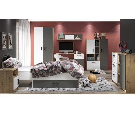 FINI 01 šatníková skriňa 80cm