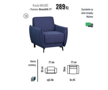 MALMO kreslo