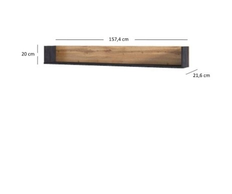 Nicole polica 110cm alebo 160cm Nicole polica 110cm alebo 160cm