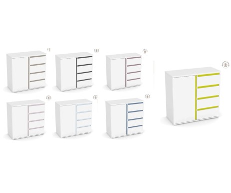 Rea AMY 7 komoda 90cm